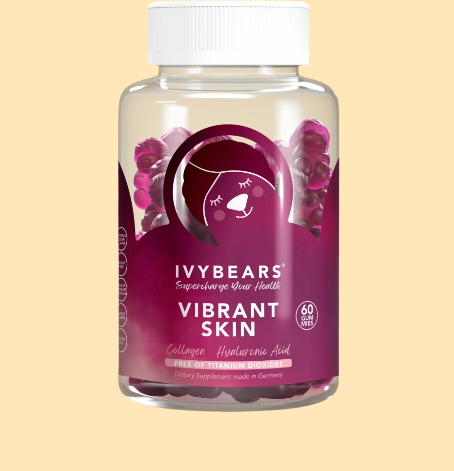 IVYBEARS® Vibrant Skin – Collagen & Hyaluronic Acid for Radiant, Youthful Skin