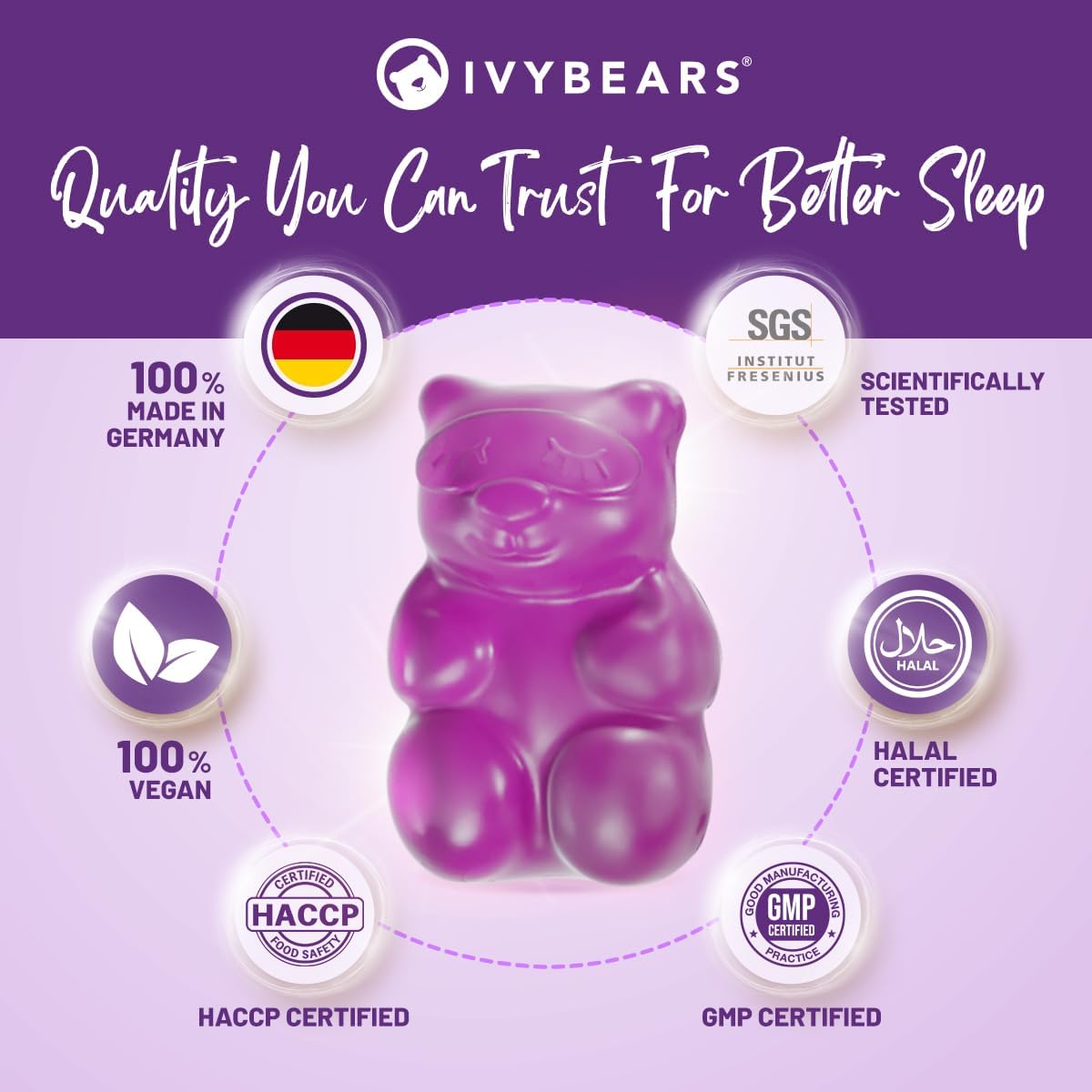 IVYBEARS® Restful Sleep – Natural Support for Stress-Free Sleep