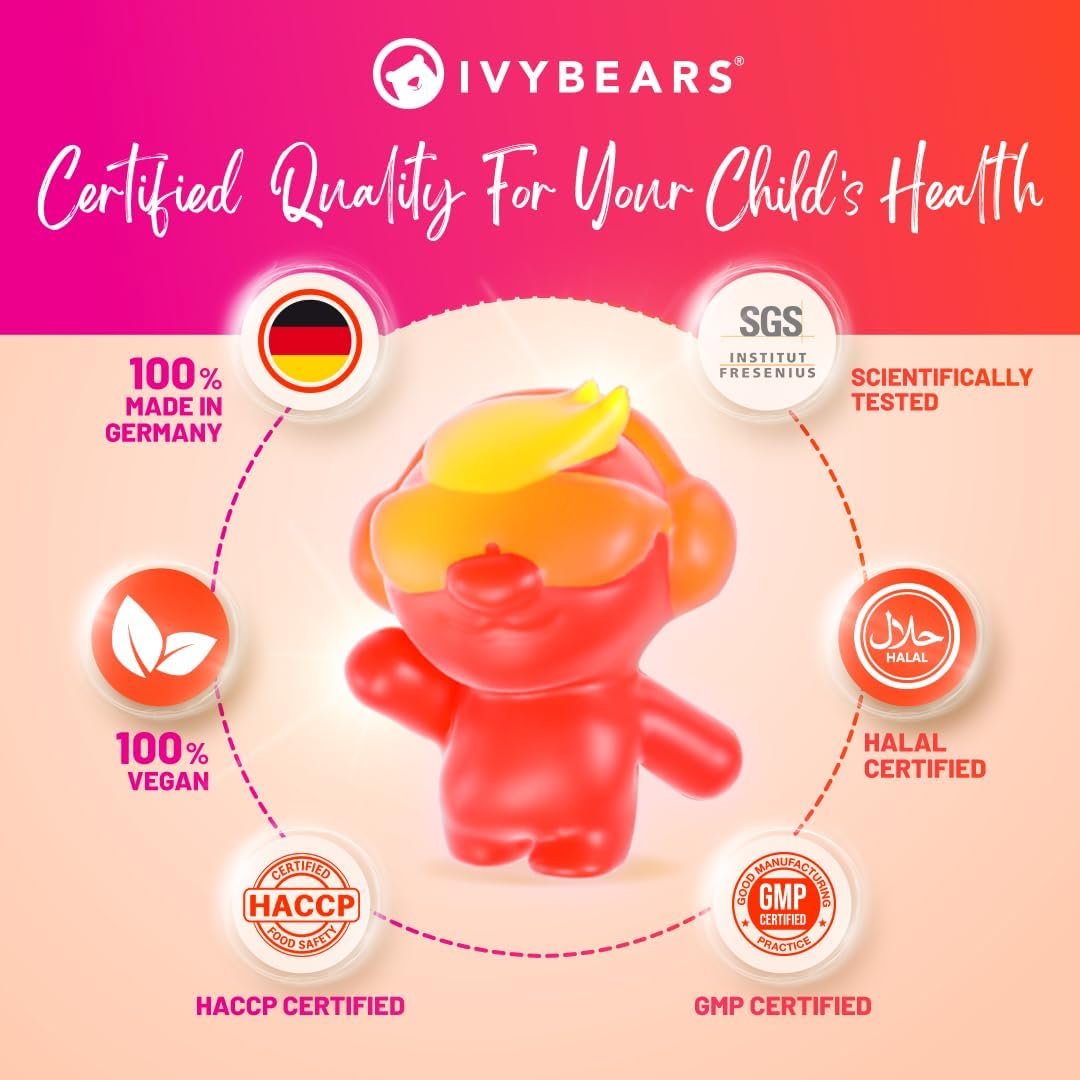 IVYBEARS® Superpower Kids – Fun, Delicious Multi-Vitamins for Your Child’s Daily Wellness